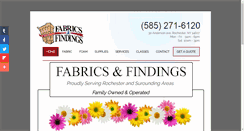 Desktop Screenshot of fabricsandfindings.com