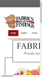 Mobile Screenshot of fabricsandfindings.com